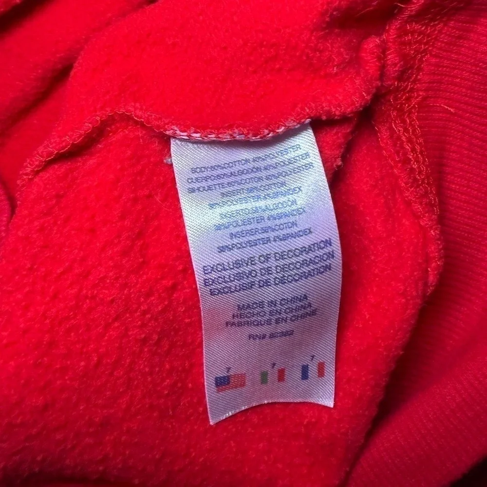 Champion Pullover Hoodie Boys Size 7 Red
